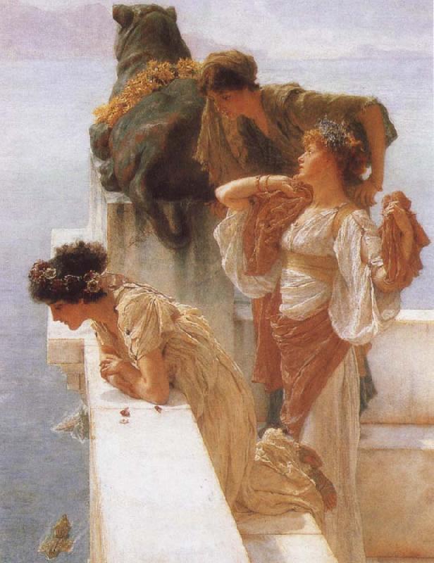 Alma-Tadema, Sir Lawrence A Coign of Vantage oil painting picture